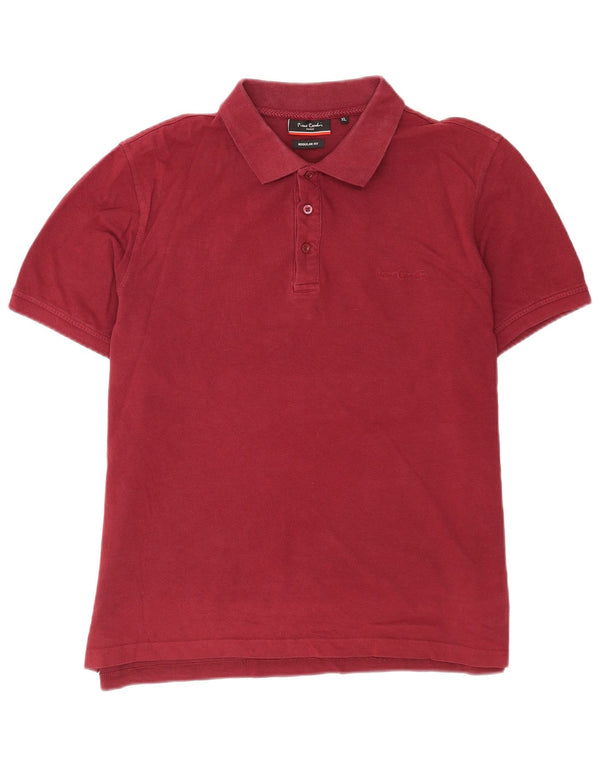 Pierre Cardin muška polo majica standardnog kroja XL bordo pamuk