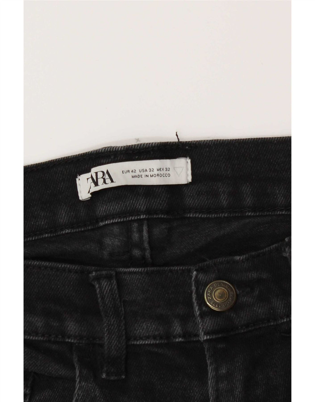 Zara muške uske traperice EU 42 Large W32 L30 sive
