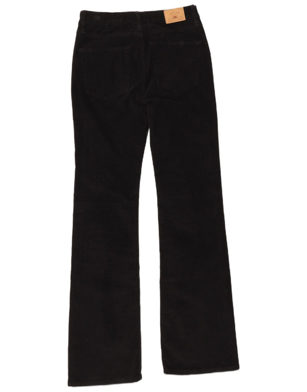 Superdry ženske hlače od samta W28 L33, crni pamuk