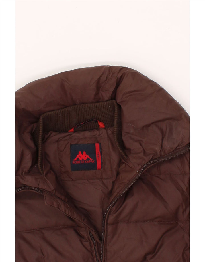 KAPPA Womens Padded Jacket UK 6 XS Brown Polyamide Vintage Kappa and Second-Hand Kappa from Messina Hembry 
