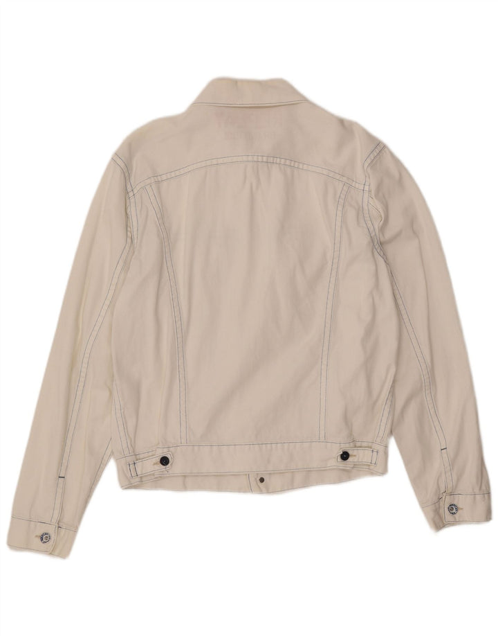 REPLAY Muška traper jakna UK 40 Veliki bijeli pamuk