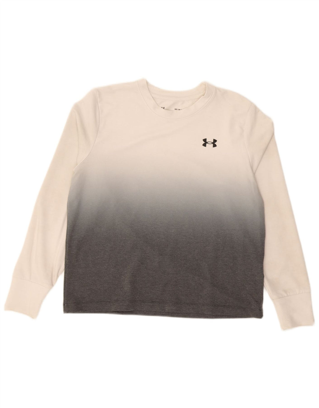 Muška majica Under Armour s dugim rukavima srednje bijele boje od poliestera