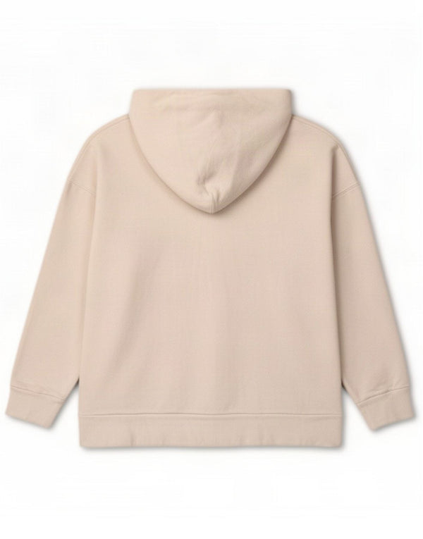Levi's Graphic Oversized Hoodie Jumper UK 10 Small White Cotton