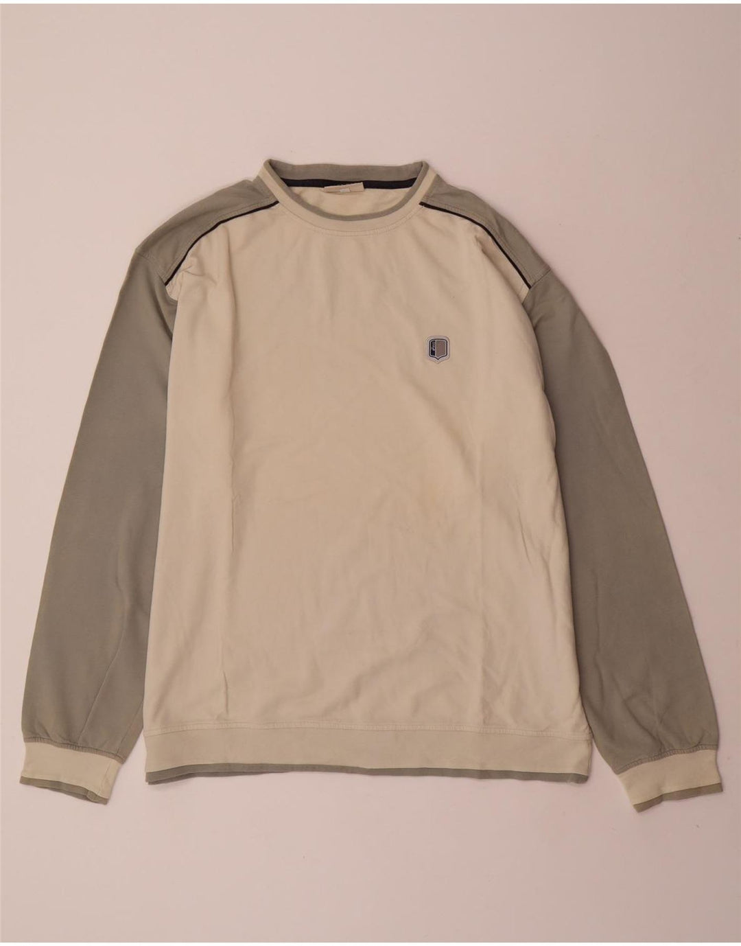 ASICS muški džemper 2XL sivobijeli pamuk u blokovima boja