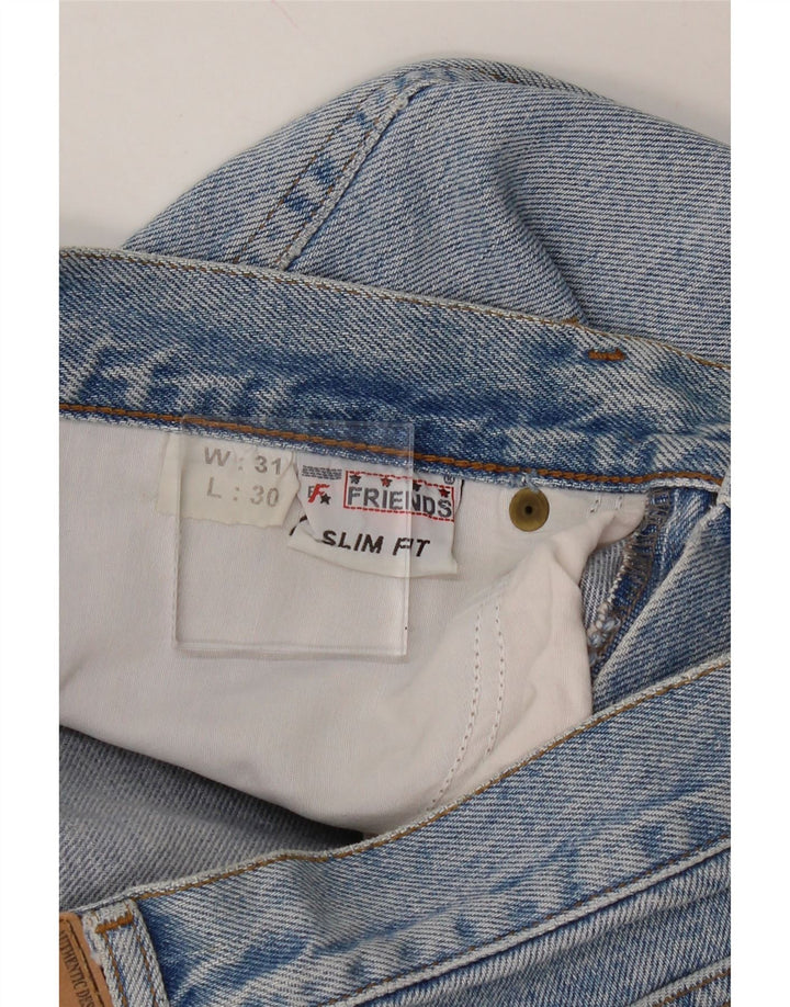 VINTAGE Womens Slim Jeans W31 L30 Blue Vintage Vintage and Second-Hand Vintage from Messina Hembry 