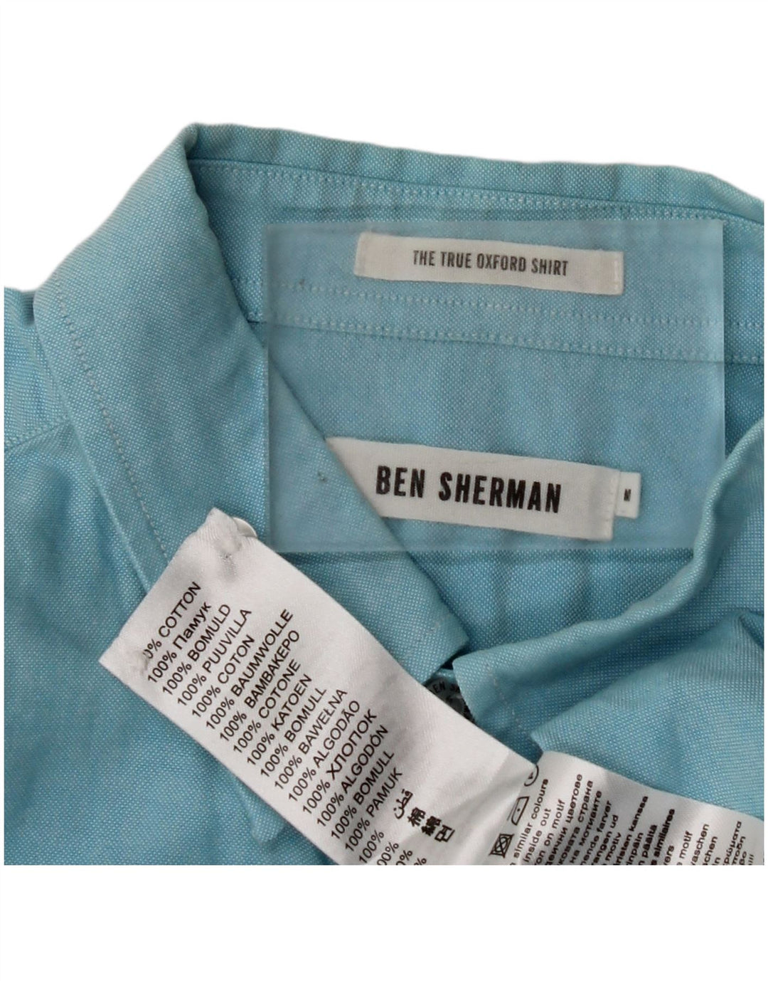 BEN SHERMAN Muška košulja Srednje plavi pamuk