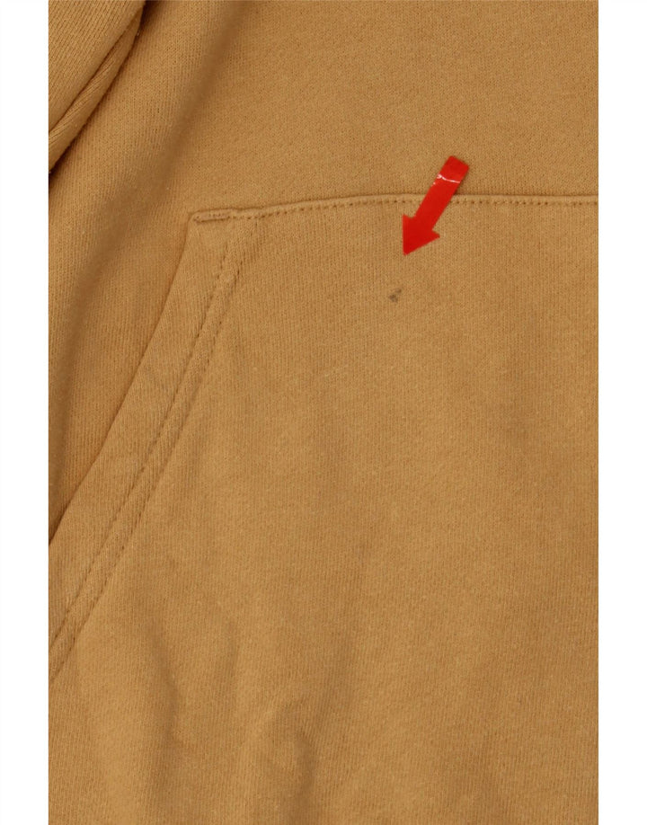 CHAMPION Womens Hoodie Jumper UK 14 Medium Yellow Vintage Champion and Second-Hand Champion from Messina Hembry 