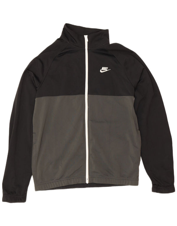 Nike Mens Regular Fit Trenirka Gornja Jakna Medium Black Colourblock Sports