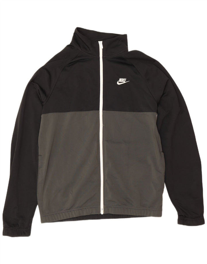 Nike Mens Regular Fit Trenirka Gornja Jakna Medium Black Colourblock Sports