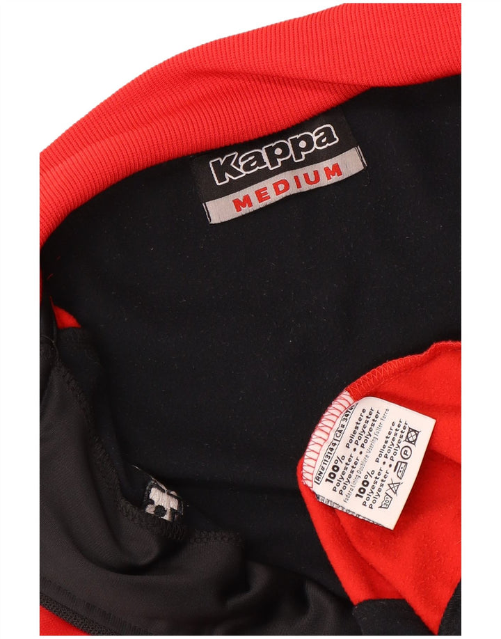 KAPPA muška grafička trenirka, gornja jakna srednje crvene boje, poliester