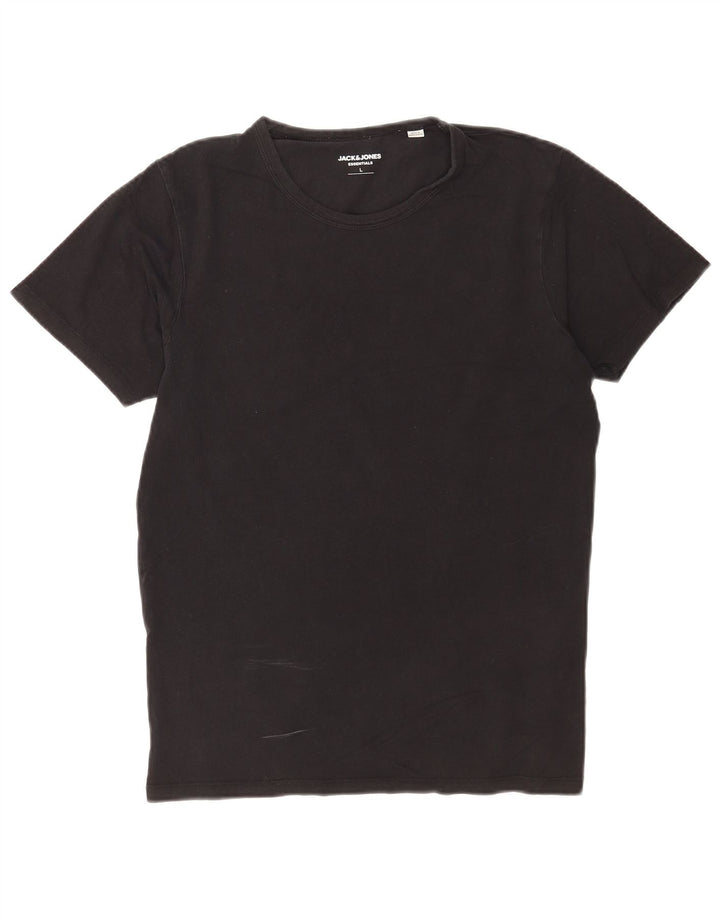 Jack & Jones muška majica kratkih rukava Veliki crni pamuk