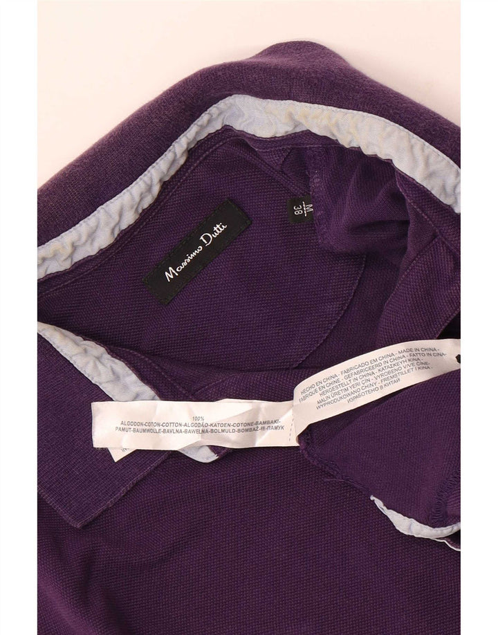 Massimo Dutti muška polo majica srednje ljubičaste pamučne boje