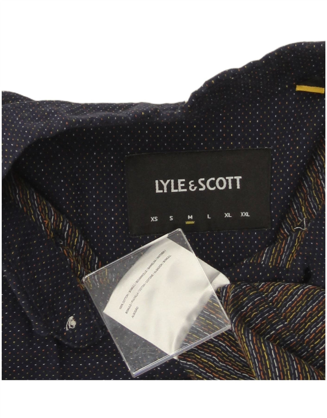 LYLE & SCOTT Muška košulja Srednje tamnoplavi pamuk na točkice