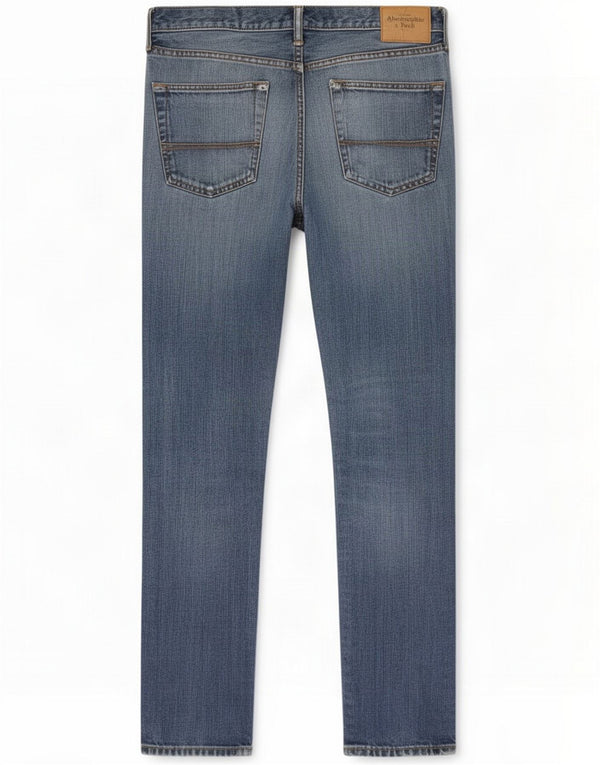 Abercrombie & Fitch Mens Slim Jeans W33 L32 Blue Cotton