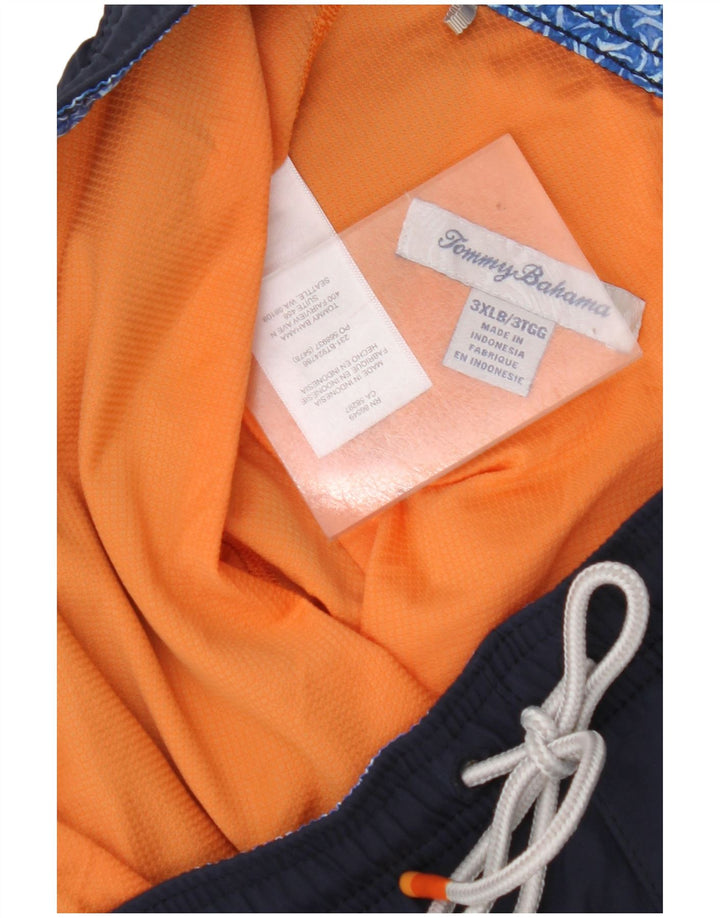 TOMMY BAHAMA Muške kratke hlače za kupanje 3XL tamnoplavi poliester