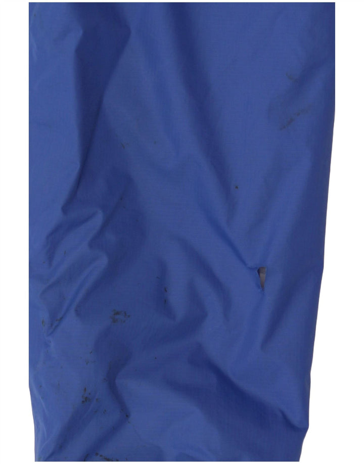 Plava poliamidna vjetrovka s kapuljačom K-Way za dječake 11-12 godina