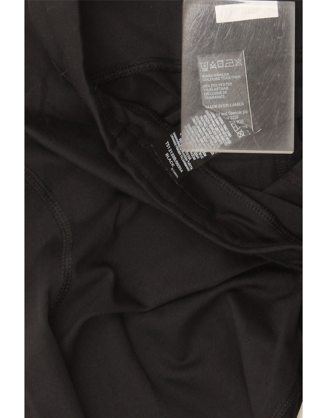 Ženske tajice Marks & Spencer UK 12 Srednji crni poliester
