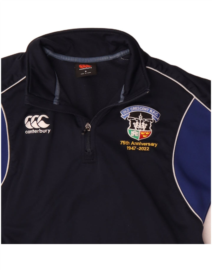 Canterbury muški pulover s izrezom s patentnim zatvaračem Gornji dio male tamnoplave trenirke