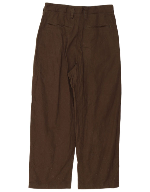 Zara muške široke chino hlače EU 38 male W30 L28 kaki pamuk