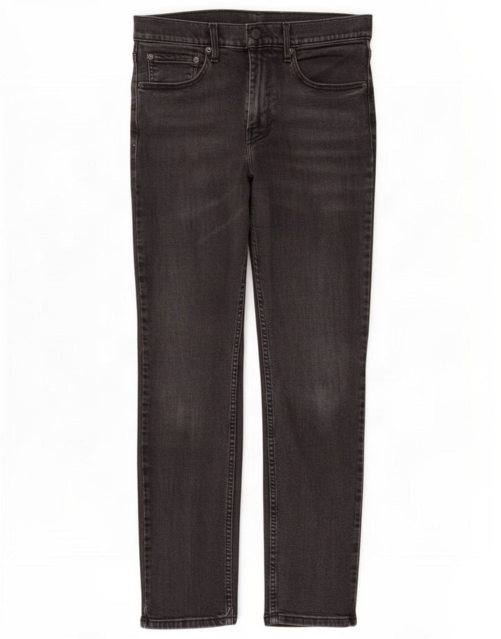 Levi's Mens 511 Slim Jeans 32 L30 Black Cotton