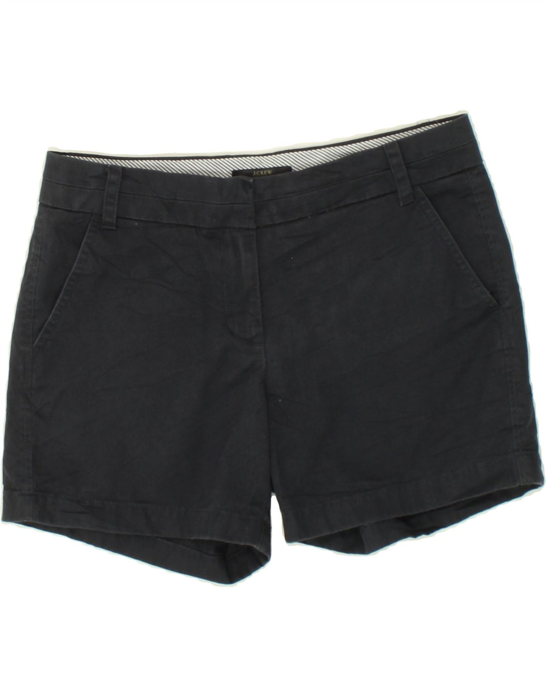 J. CREW Womens Chino Shorts US 6 Medium W32 Navy Blue Cotton Vintage J. Crew and Second-Hand J. Crew from Messina Hembry 