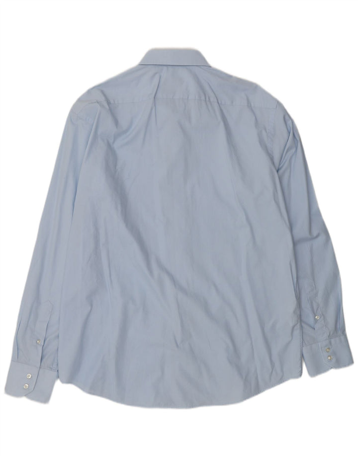 HUGO BOSS Muška košulja standardnog kroja Veličina 44 17 1/2 XL plavi pamuk