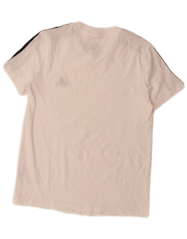Adidas ženska majica kratkih rukava Slim Fit UK 12/14 Srednje bijeli pamuk