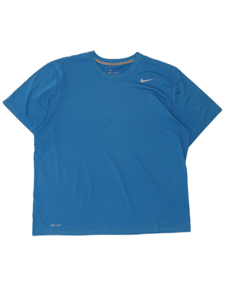 Nike Dri Fit T-Shirt Top XL Blue