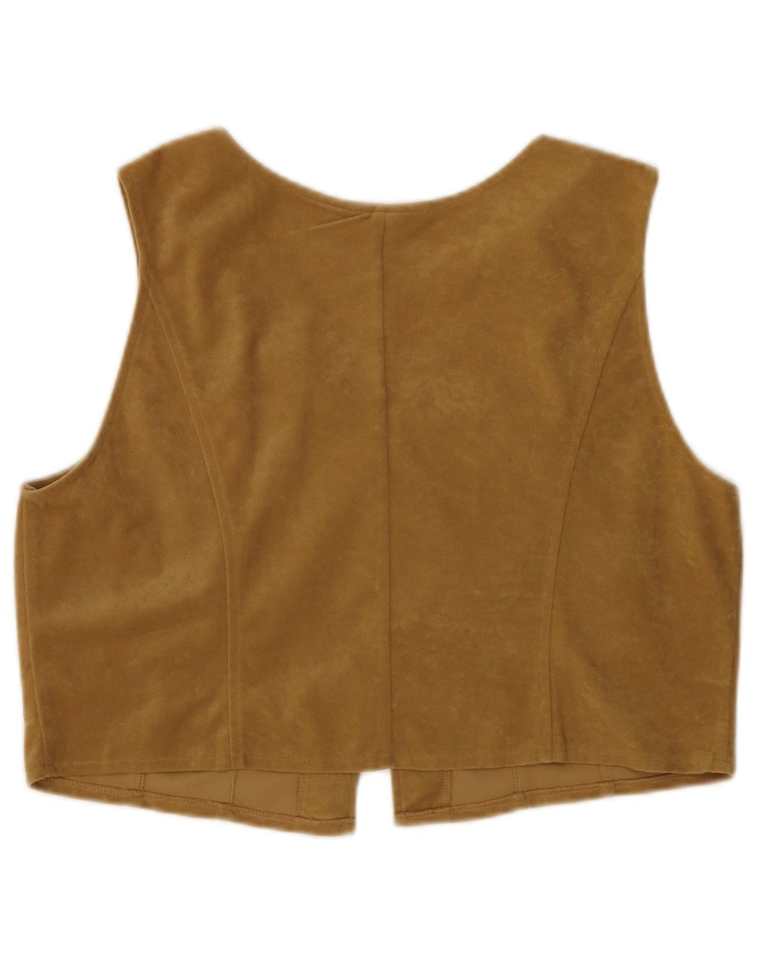 WOODPECKER ženski prsluk od velura UK 16 veliki bež poliester