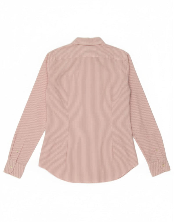 Ženska uska košulja Ralph Lauren US 0 XS, pamuk s ružičastim prugama