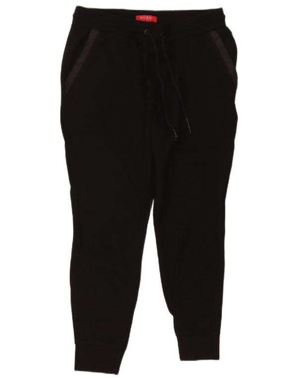Guess Muška trenirka Hlače Joggers Mala crna viskoza