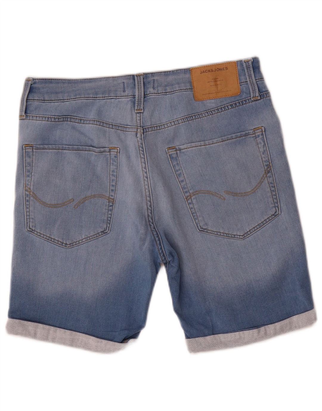 Jack & Jones muške kratke traper hlače srednje veličine W32, plavi pamuk