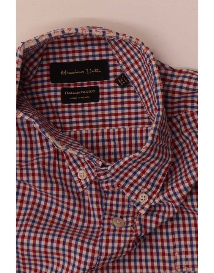 Massimo Dutti muška košulja XL višebojni gingham