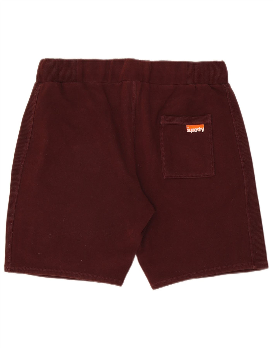 Superdry muške sportske kratke hlače, srednje tamnocrveni pamuk