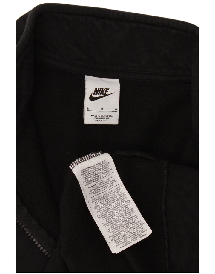 Nike muška majica s izrezom i srednjim crnim pamukom