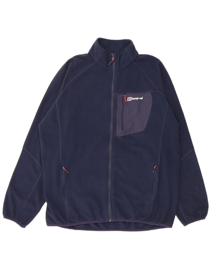 Berghaus muška jakna od flisa UK 44 2XL tamnoplavi poliester