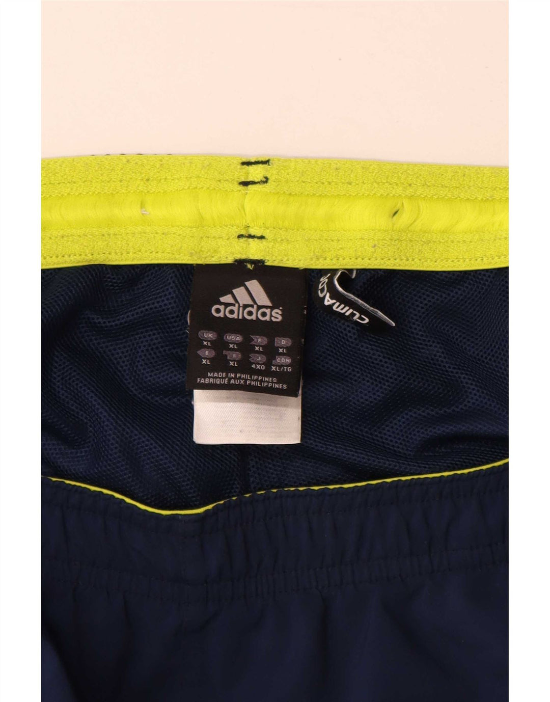 Adidas muške sportske hlače Climacool Bermuda XL tamnoplavi poliester