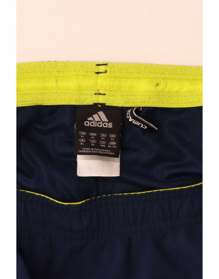 Adidas muške sportske hlače Climacool Bermuda XL tamnoplavi poliester