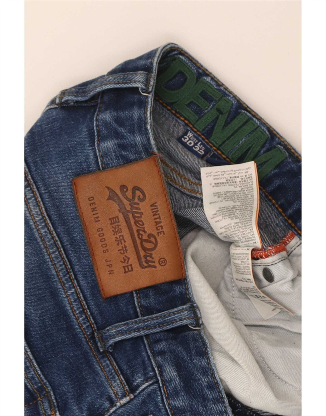 Superdry ženske uske traperice W30 L32 plavi pamuk