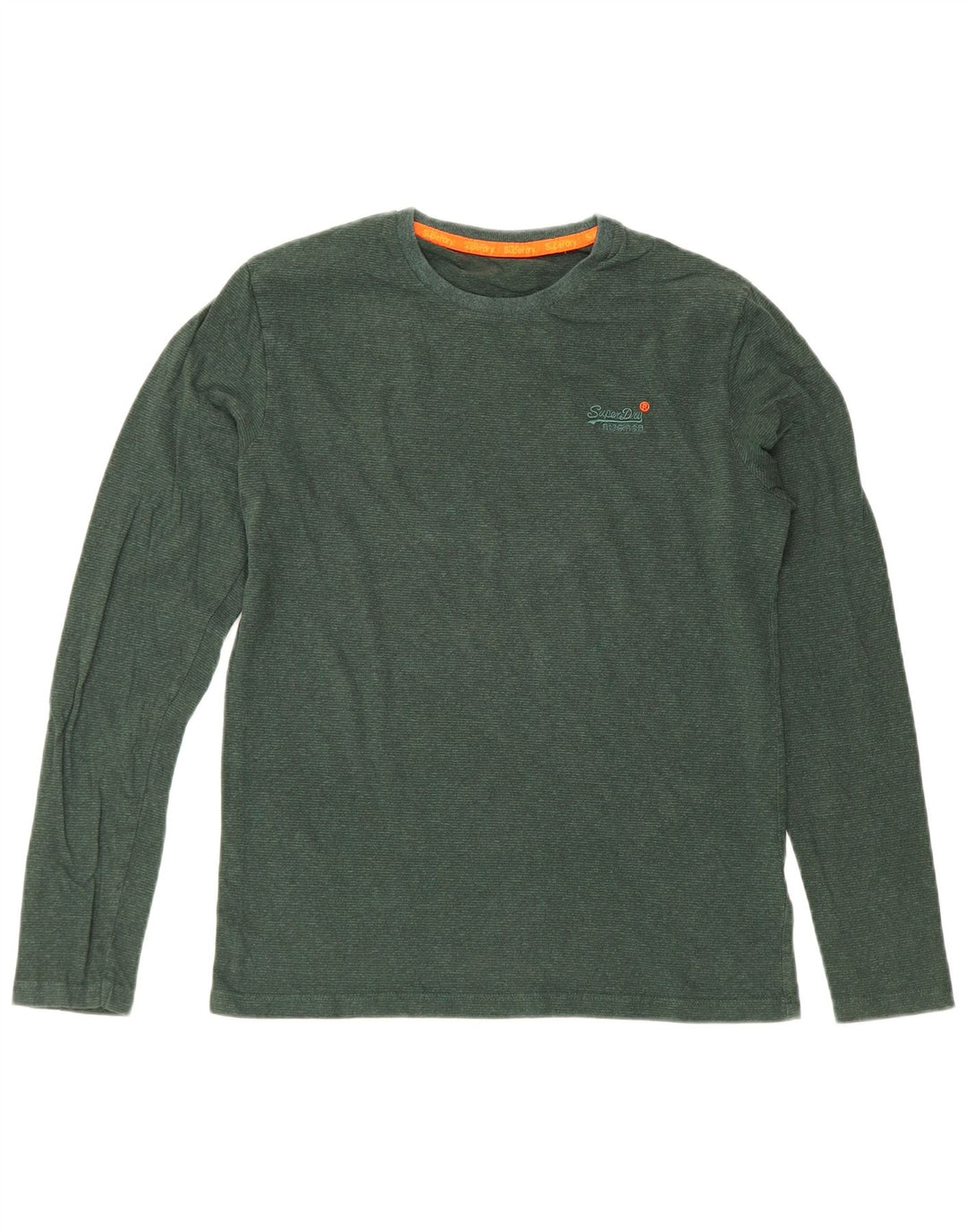 Superdry muška majica dugih rukava, mali zeleni pamuk