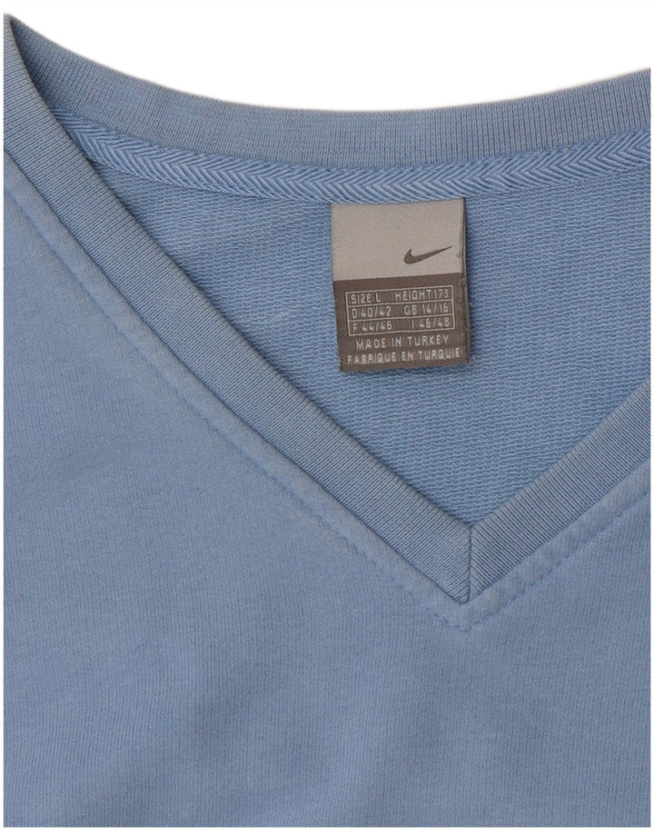 Nike Ženska majica s kratkim rukavima UK 14/16 Large Blue