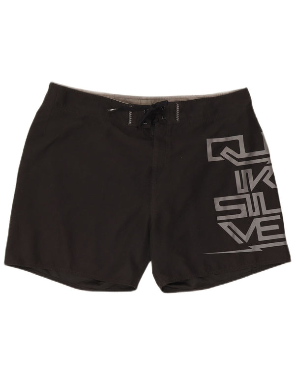 Quiksilver muške kratke hlače za plivanje s grafičkim motivima XL, crni poliester