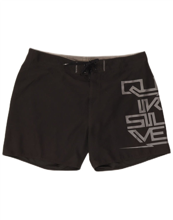 Quiksilver muške kratke hlače za plivanje s grafičkim motivima XL, crni poliester