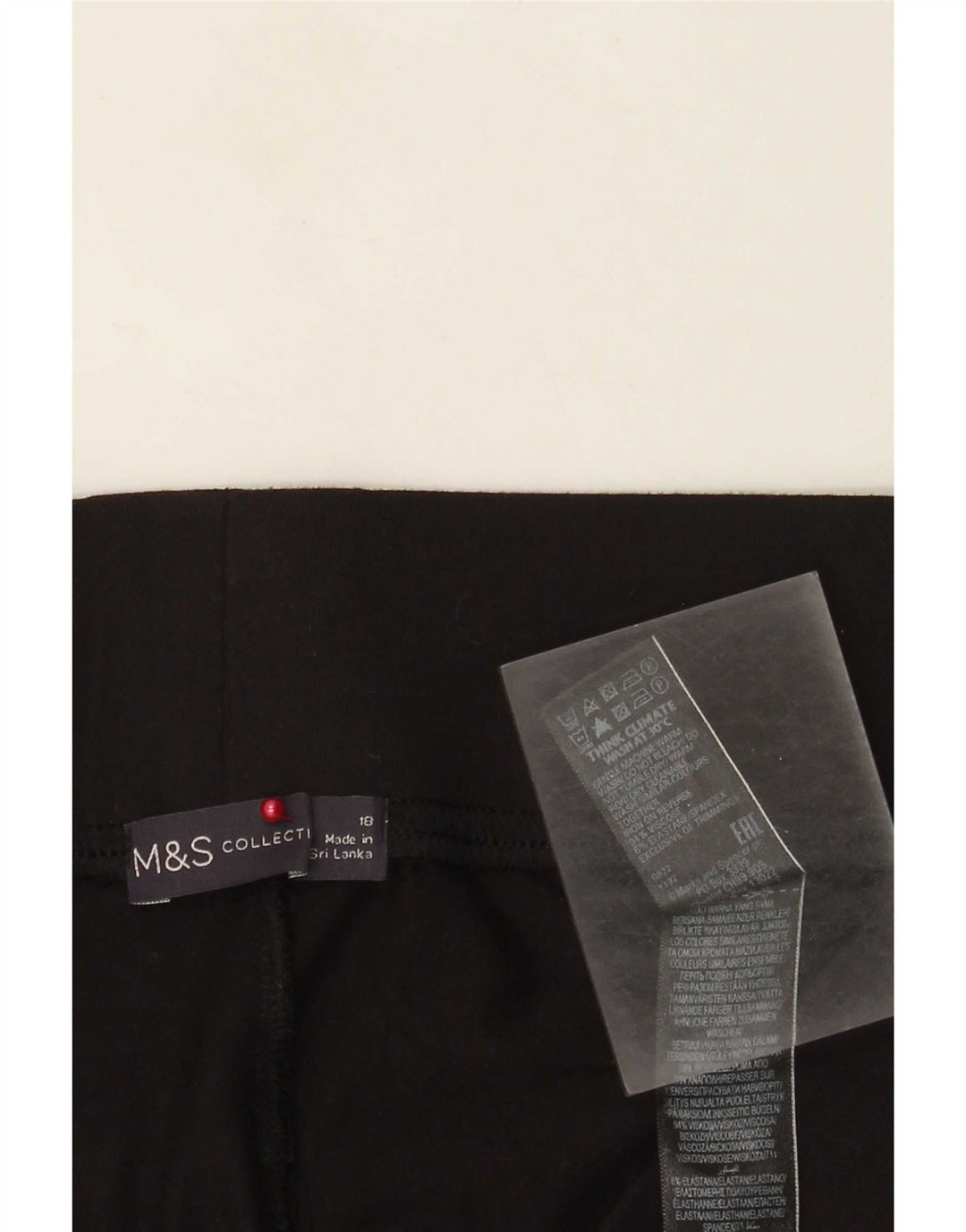 Marks & Spencer ženske tajice UK 18 XL crna viskoza
