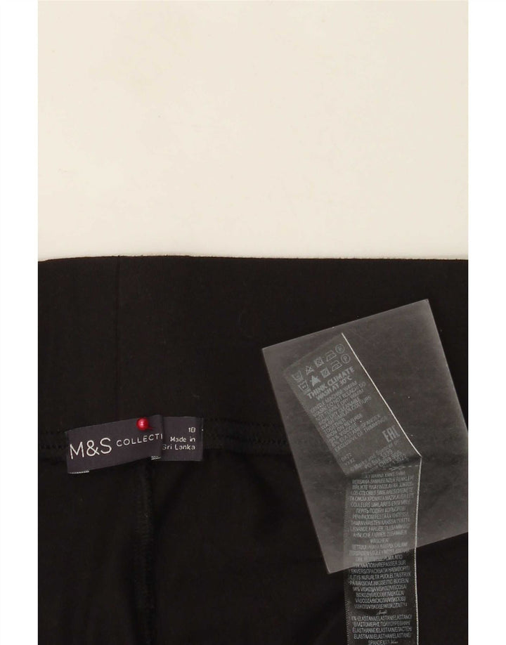 Marks & Spencer ženske tajice UK 18 XL crna viskoza
