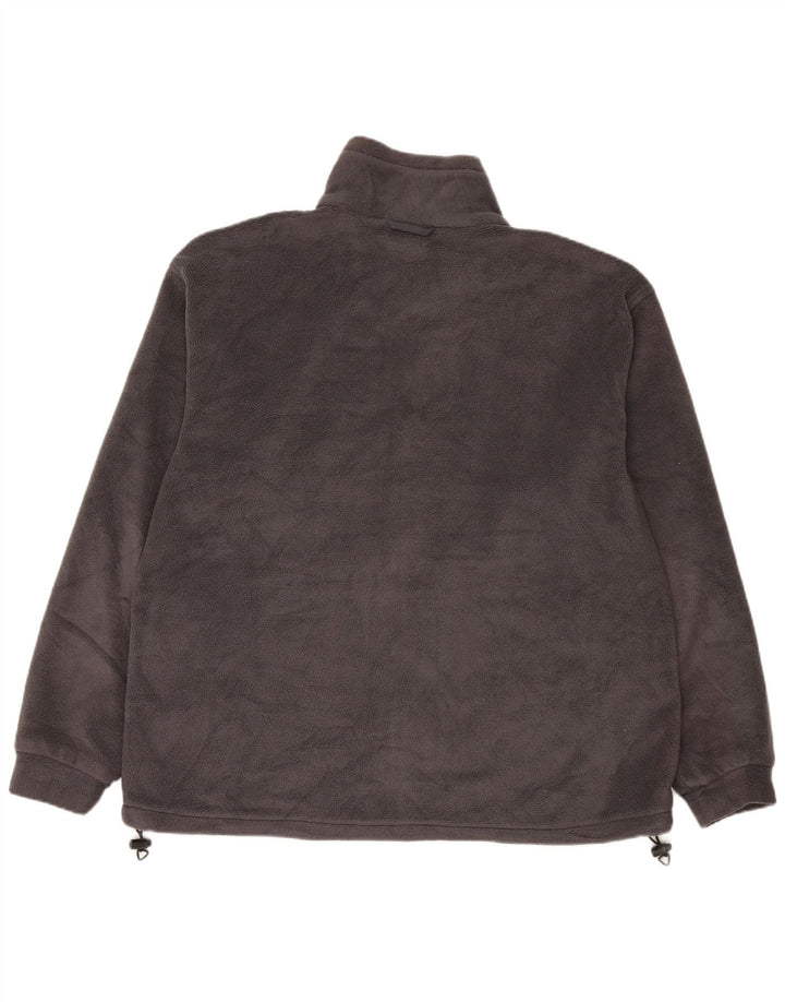 COLUMBIA Mens Fleece Jacket UK 40 Large Grey Polyester