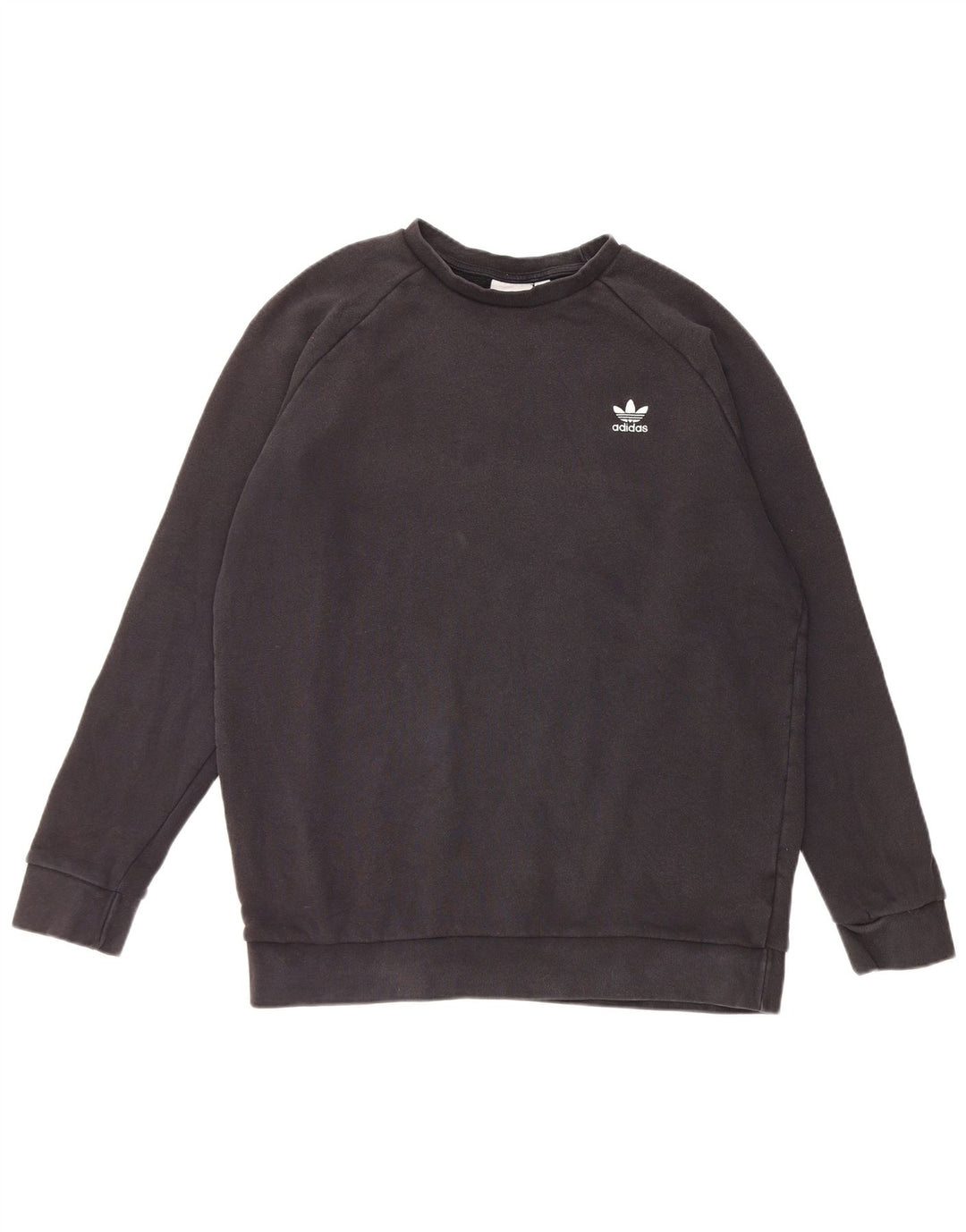 Veliki crni pamučni muški džemper Adidas