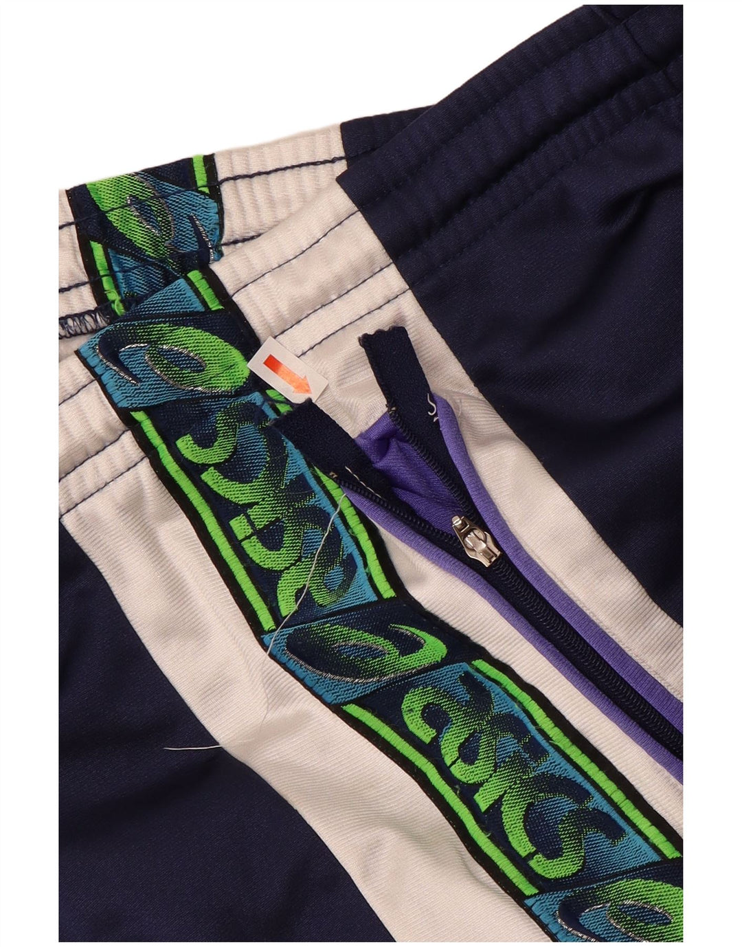 Asics ženska puna trenirka IT 46 Large Navy Blue Colourblock Poliamid