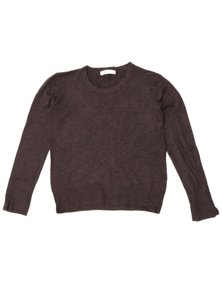 Zara ženski džemper s okruglim izrezom UK 14 Large Grey