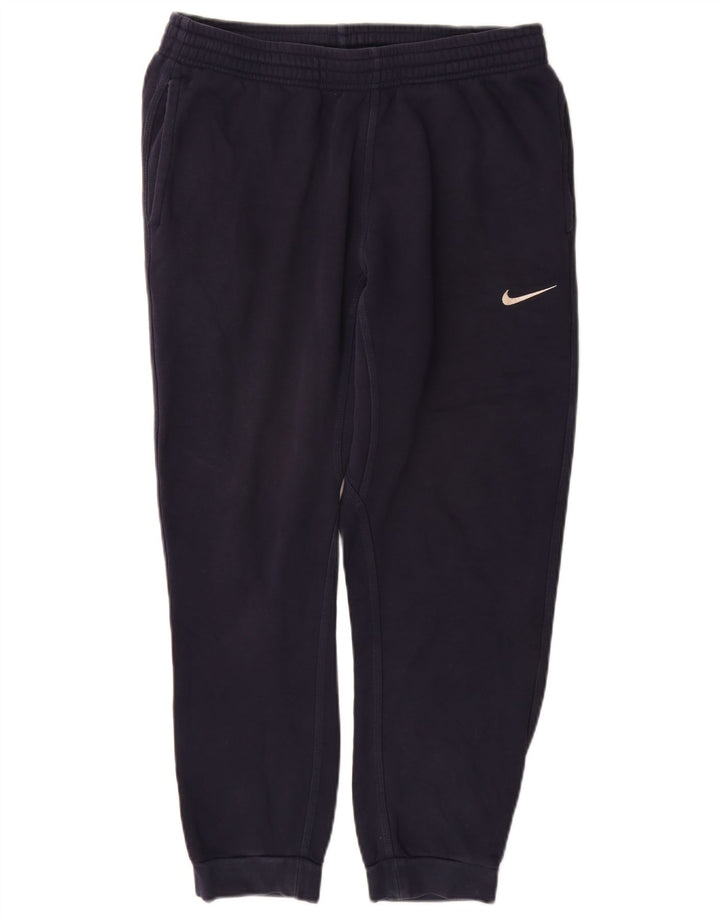 Nike muške trenirke Hlače Joggers srednje tamnoplavi pamuk